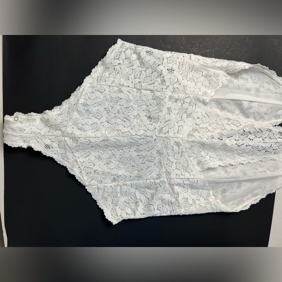 Free People bodysuit white size Large - Picture 4 of 10